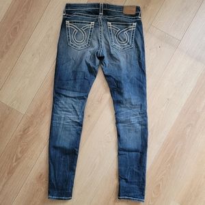 Big Star Women's Skinny Jeans - Dark Blue